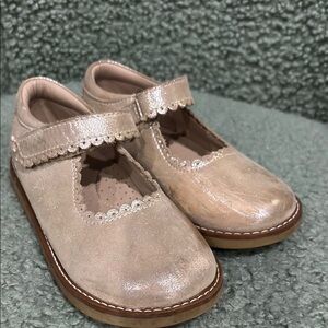 Adorable Champagne Mary Jane Shoes